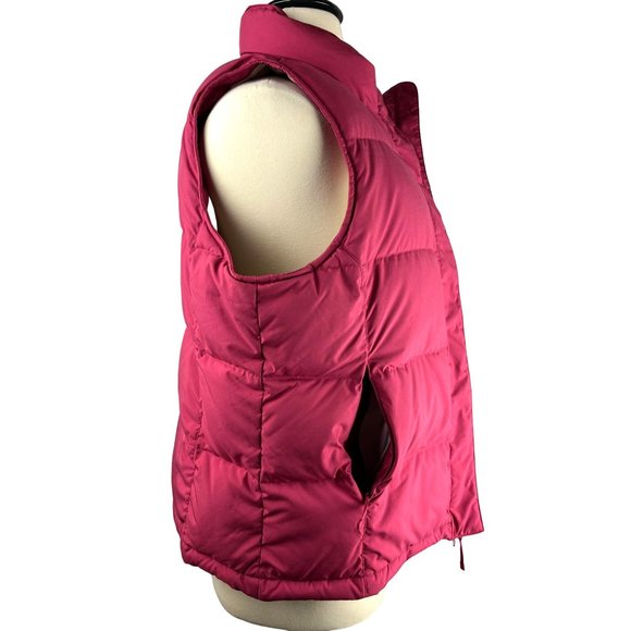 L.L Bean Pink Goose Down Vest, Women's Size X Large - Picture 5 of 16